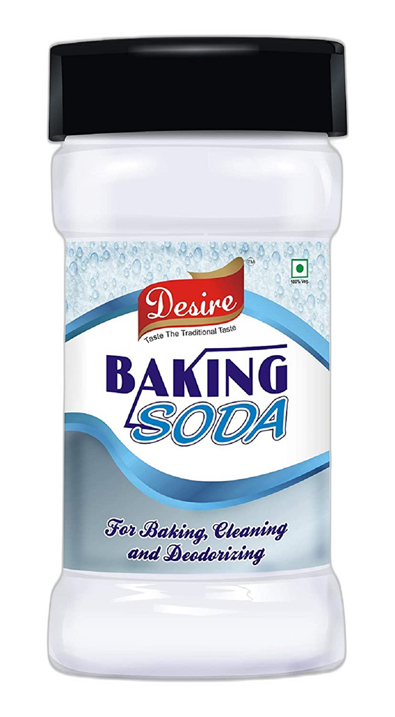 Desire Baking Soda 100 Gram | Pure & Versatile for Baking, Cleaning, and Deodorizing | Perfect for Cakes, Cookies, and Breads | Natural Cleaner for Kitchen, Bathroom, and More