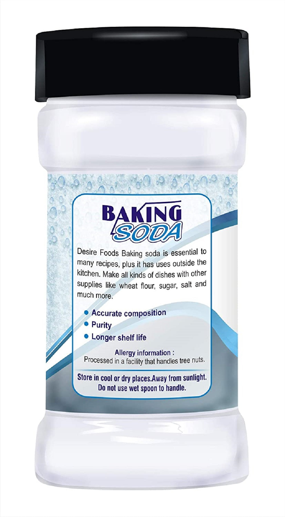 Desire Baking Soda 100 Gram | Pure & Versatile for Baking, Cleaning, and Deodorizing | Perfect for Cakes, Cookies, and Breads | Natural Cleaner for Kitchen, Bathroom, and More