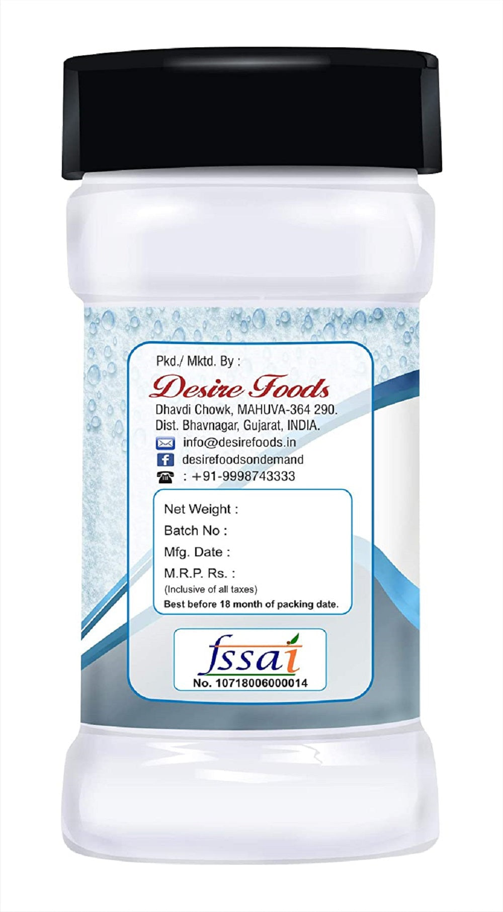 Desire Baking Soda 100 Gram | Pure & Versatile for Baking, Cleaning, and Deodorizing | Perfect for Cakes, Cookies, and Breads | Natural Cleaner for Kitchen, Bathroom, and More