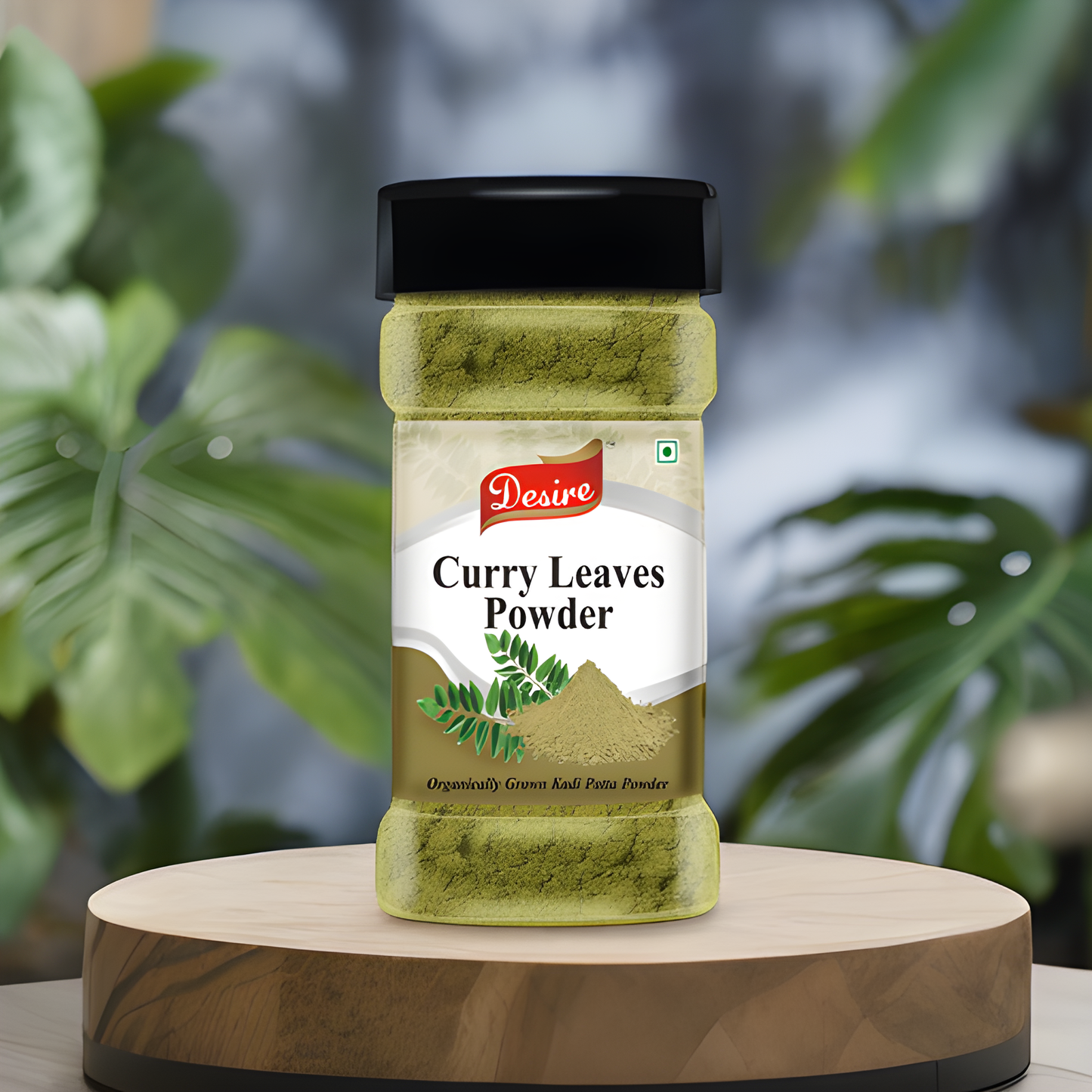 Desire Curry Leaf Powder 80 Gram | Dried Kadi Patta Powder | Pure & Natural Spice for Authentic Indian Recipes
