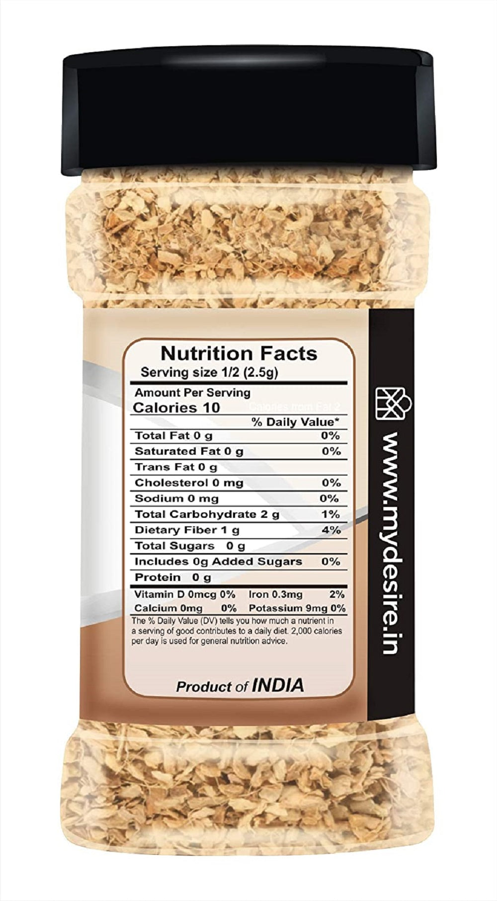 Desire Dried Ginger Flakes – 80 Gram | Rich Aroma, Enhances Digestion & Boosts Immunity | Pure & Natural | Ideal for Cooking & Tea