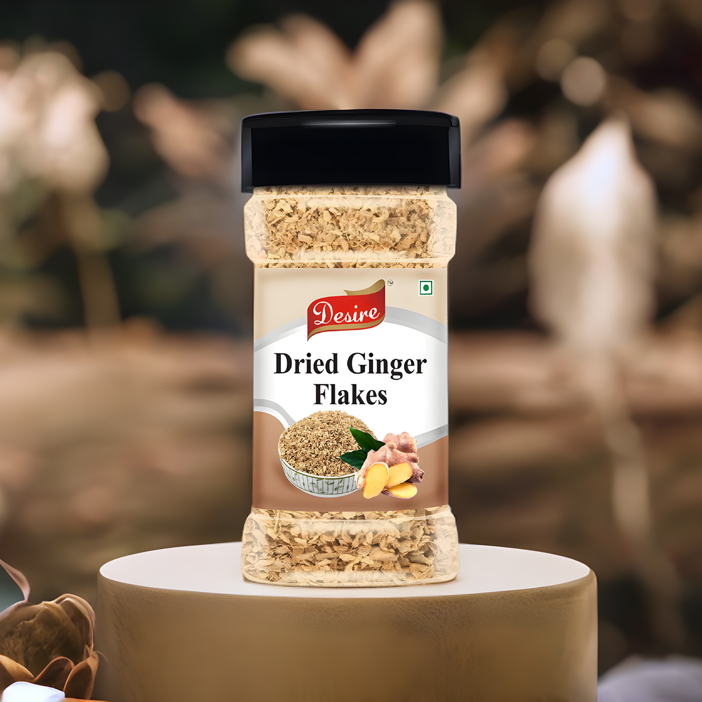 Desire Dried Ginger Flakes – 80 Gram | Rich Aroma, Enhances Digestion & Boosts Immunity | Pure & Natural | Ideal for Cooking & Tea