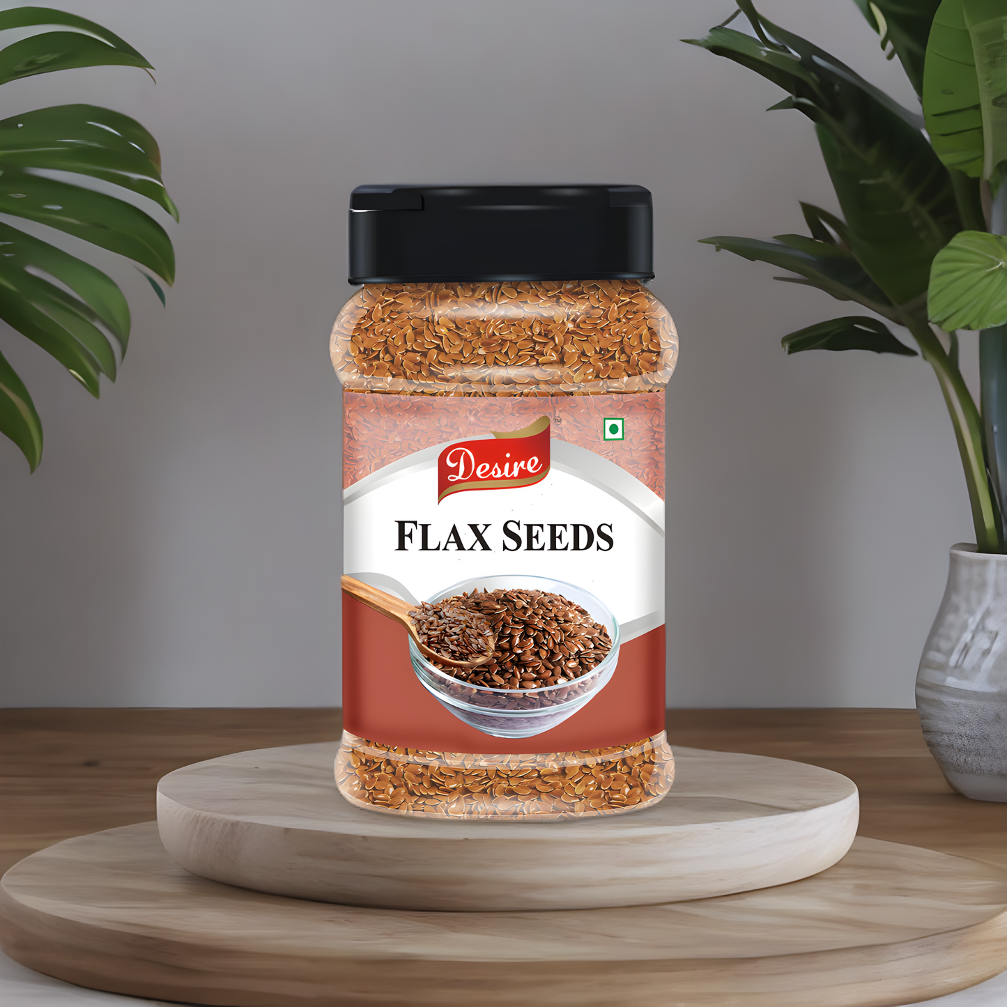 Desire Flax Seeds 250 Gram - Raw Flax Seeds for Weight Loss | Diet Food | Flax Seeds for Eating