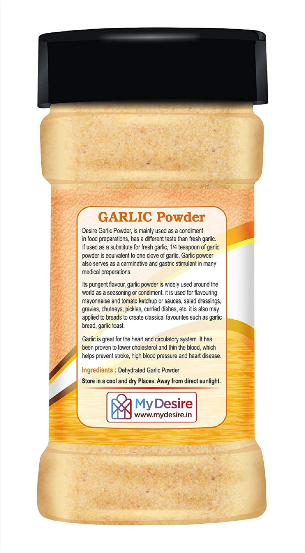 Desire Dehydrated Garlic Powder 200 Gram| Quality Product, No Additives, Essential for Flavorful Cooking