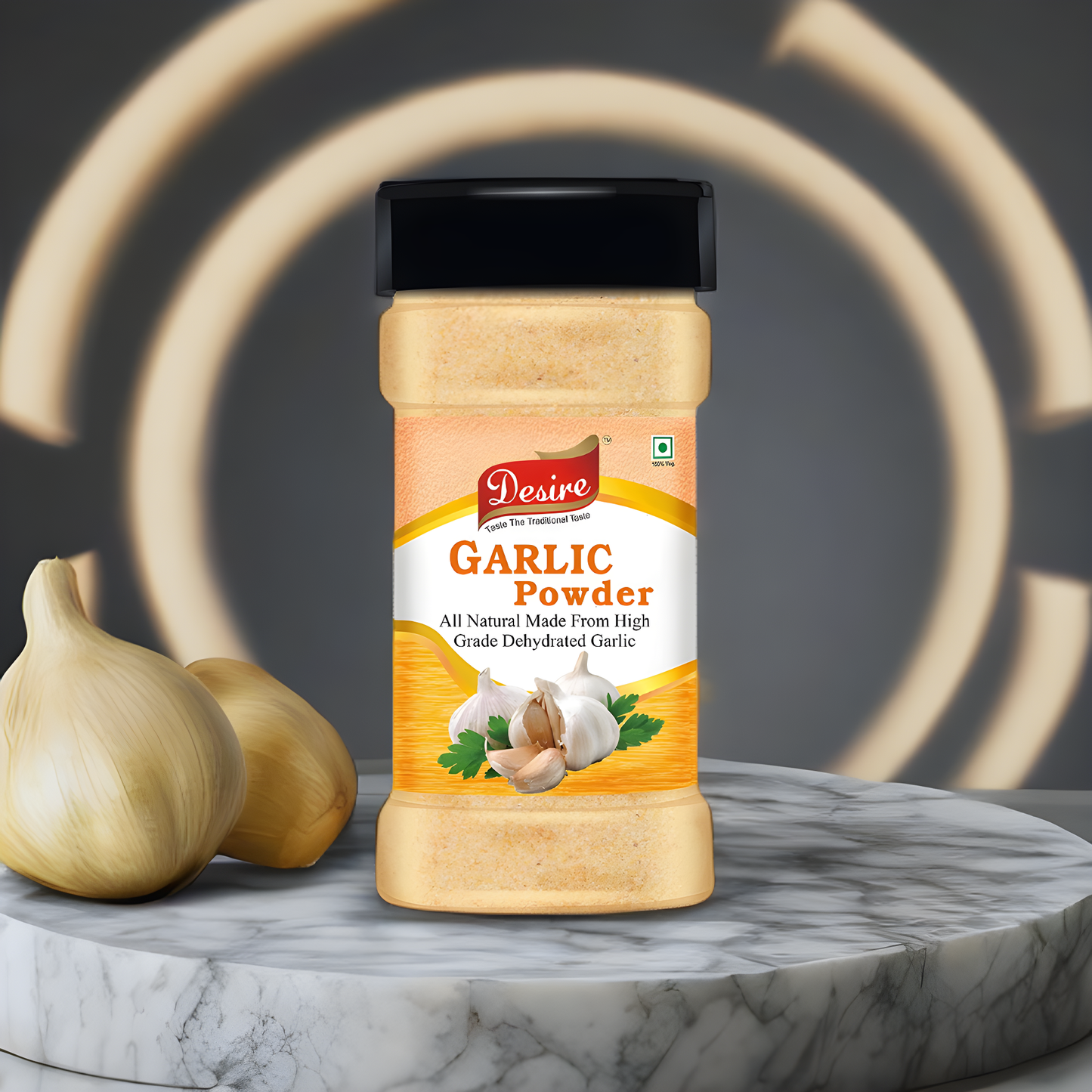 Desire Dehydrated Garlic Powder 200 Gram| Quality Product, No Additives, Essential for Flavorful Cooking