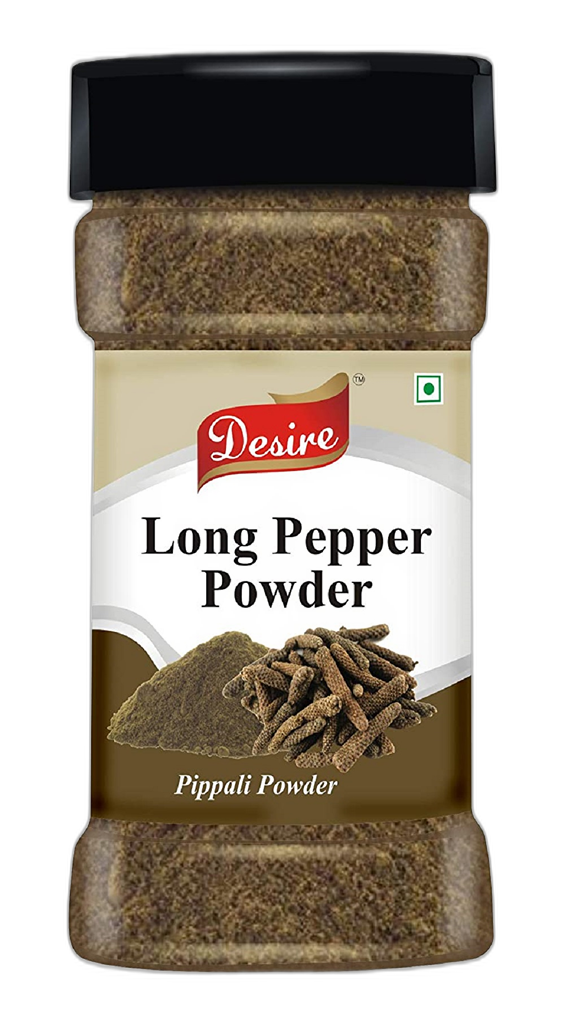 Desire Long Pepper Powder | Natural Pippali Powder | 400g | Ayurvedic Spice for Wellness & Cooking
