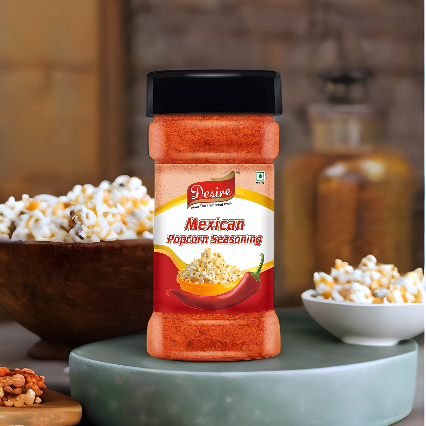 Desire Mexican Popcorn Seasoning Powder 400g | Perfect for Popcorn, Nachos, Pasta, Pizza | Delicious Sprinkle on French Fries | Flavorful and Versatile Seasoning