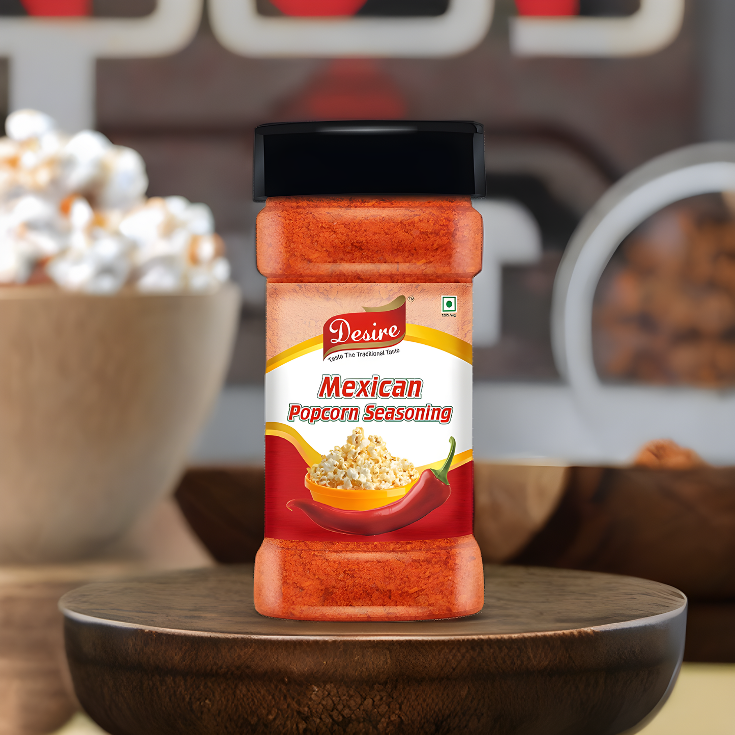 Desire Mexican Popcorn Seasoning Powder 400g | Perfect for Popcorn, Nachos, Pasta, Pizza | Delicious Sprinkle on French Fries | Flavorful and Versatile Seasoning