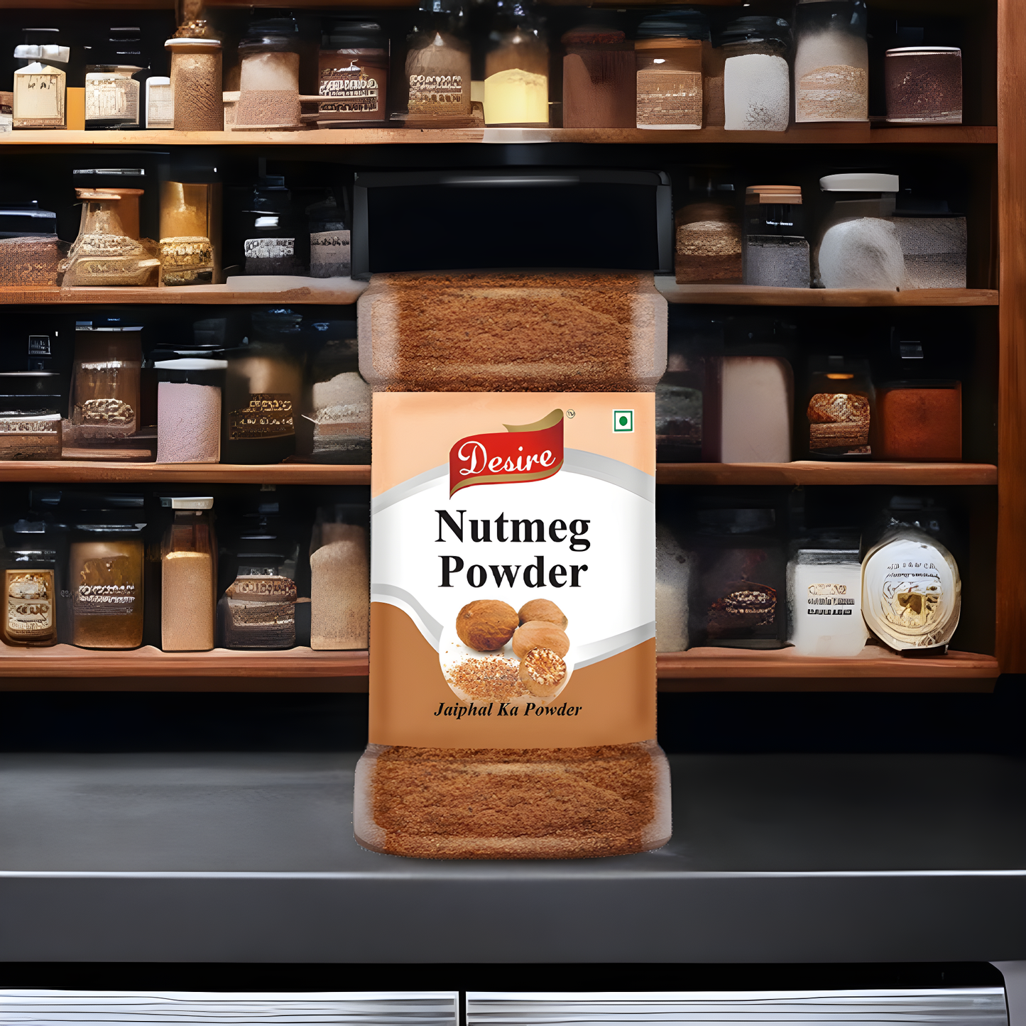 Desire Nutmeg Powder 100 Gram - Jaiphal Jathikka Powder | Organically Grown | 100% Pure & Natural )