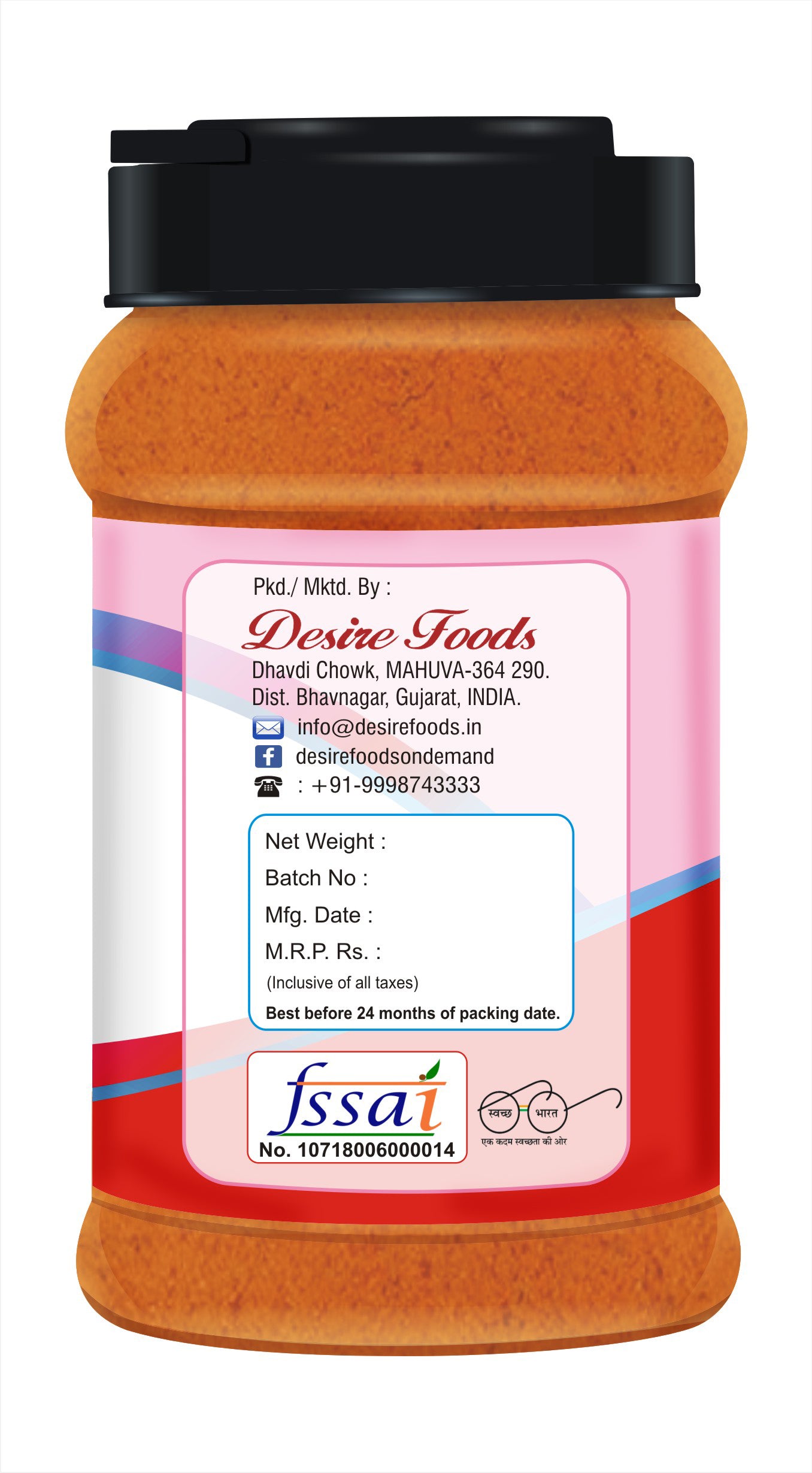 Desire Peri Peri Masala 400 Gram in Jar |Spices Mix for Multi Purpose Seasoning