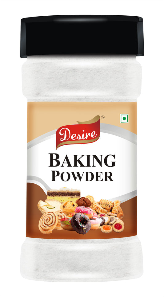 Desire Baking Powder 250 Gram- Gluten-Free, Aluminum-Free, Double-Acting Baking Powder for Perfectly Fluffy Cakes, Cookies, and Breads - Ideal Leavening Agent for All Your Baking Needs