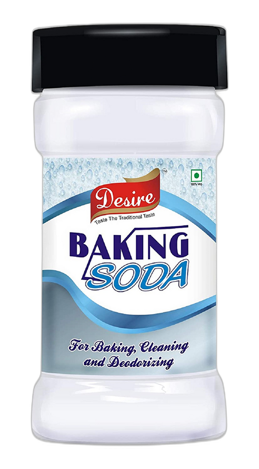 Desire Baking Soda 100 Gram | Pure & Versatile for Baking, Cleaning, and Deodorizing | Perfect for Cakes, Cookies, and Breads | Natural Cleaner for Kitchen, Bathroom, and More