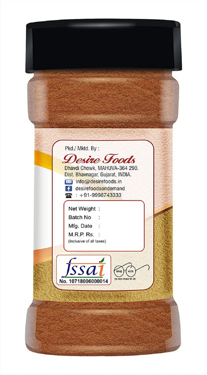 Desire Cinnamon (Dalcheeni) Powder 100 Gram in Jar [Flavourful Indian Spices]