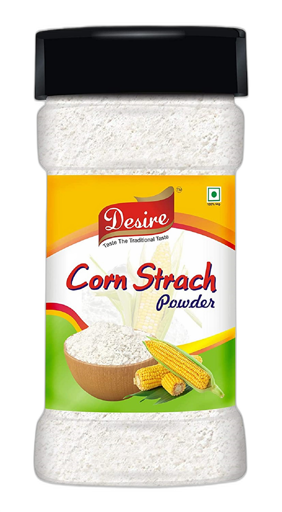 Desire Baker's Corn Starch 200 Gram| Gluten-Free Thickening Agent for Baking, Sauces, and Gravies | Cornflour