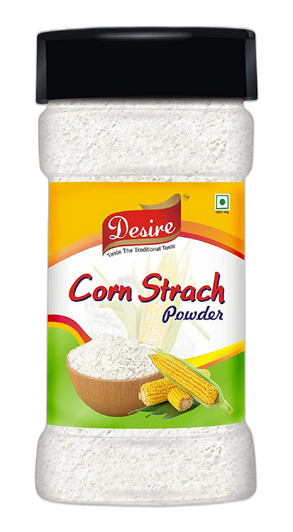 Desire Baker's Corn Starch 200 Gram| Gluten-Free Thickening Agent for Baking, Sauces, and Gravies | Cornflour