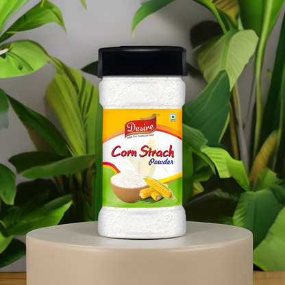 Desire Baker's Corn Starch 200 Gram| Gluten-Free Thickening Agent for Baking, Sauces, and Gravies | Cornflour