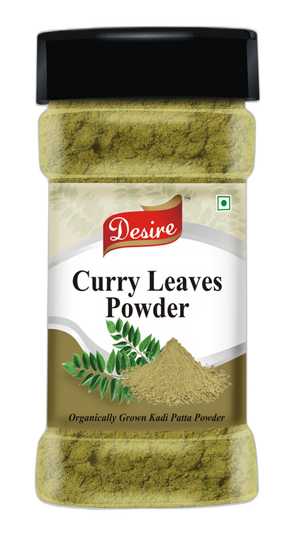 Desire Curry Leaf Powder 80 Gram | Dried Kadi Patta Powder | Pure & Natural Spice for Authentic Indian Recipes
