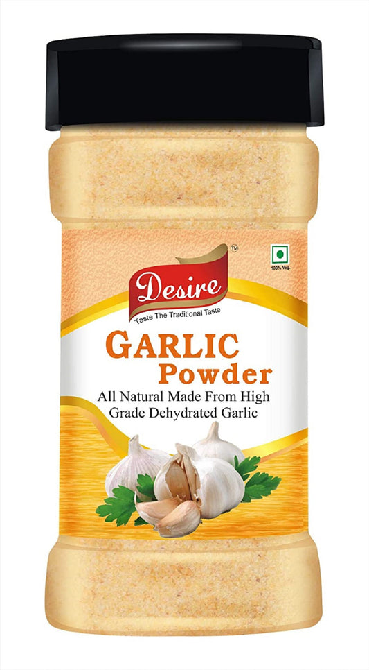 Desire Dehydrated Garlic Powder 200 Gram| Quality Product, No Additives, Essential for Flavorful Cooking