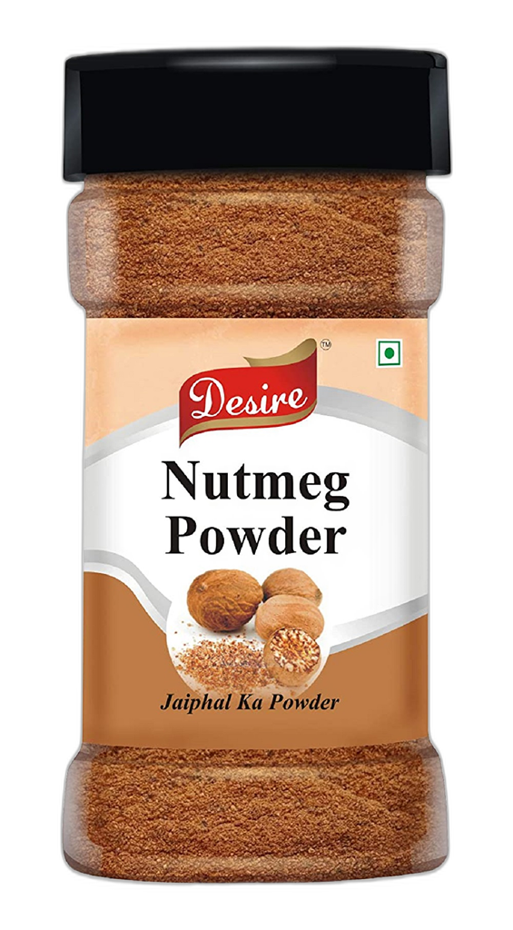 Desire Nutmeg Powder 100 Gram - Jaiphal Jathikka Powder | Organically Grown | 100% Pure & Natural )