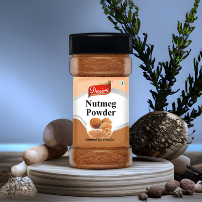 Desire Nutmeg Powder 100 Gram - Jaiphal Jathikka Powder | Organically Grown | 100% Pure & Natural )