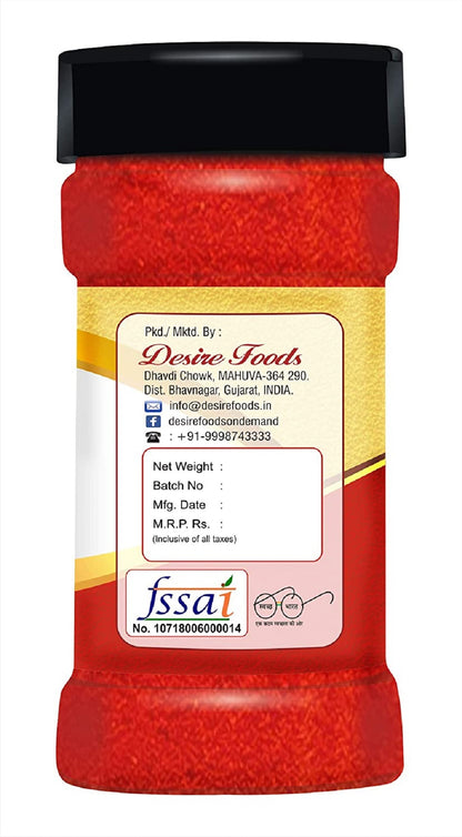 Desire Paprika Powder 400 Gram | 100% Pure | No Artificial Colours, Flavours, fillers or preservatives |Garnish, Season, Make Spice rubs or marinades