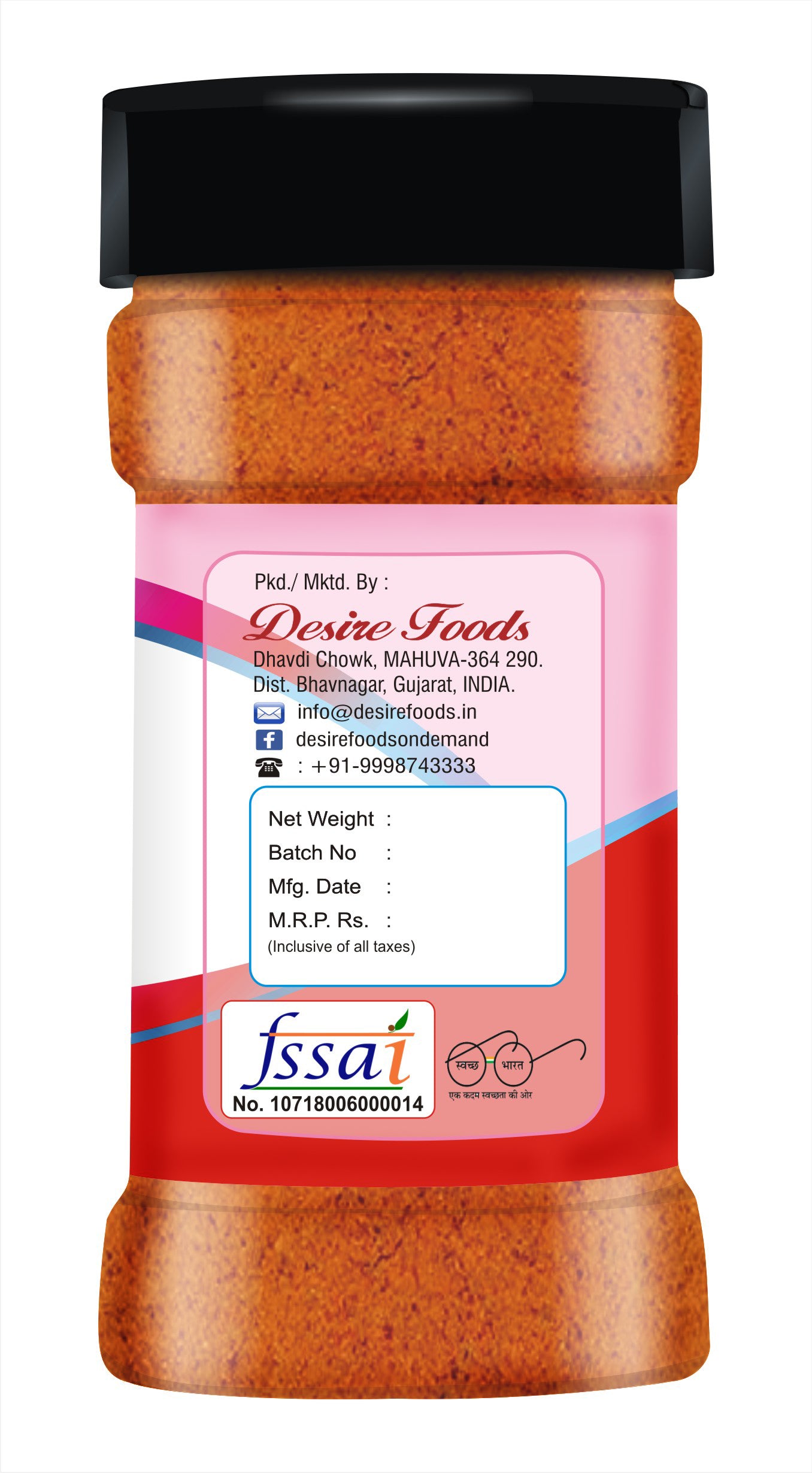 Desire Peri Peri Masala 200 Gram in Jar |Spices Mix for Multi Purpose Seasoning.