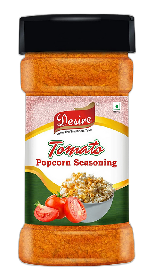 Desire Tomato Popcorn Seasoning Powder 200 Gram [for Popcorn Seasoning, Nachos, Pasta, Pizza, Sprinkle on French Fries]