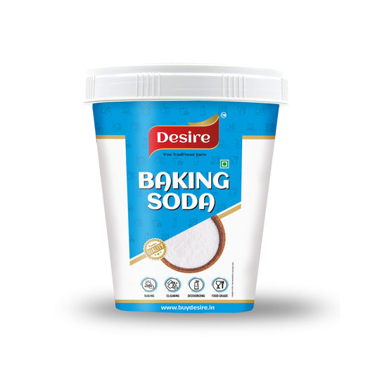 Desire Baking Soda 1 kg Jar| Pure & Versatile for Baking, Cleaning, and Deodorizing | Perfect for Cakes, Cookies, and Breads | Natural Cleaner for Kitchen, Bathroom, and More.