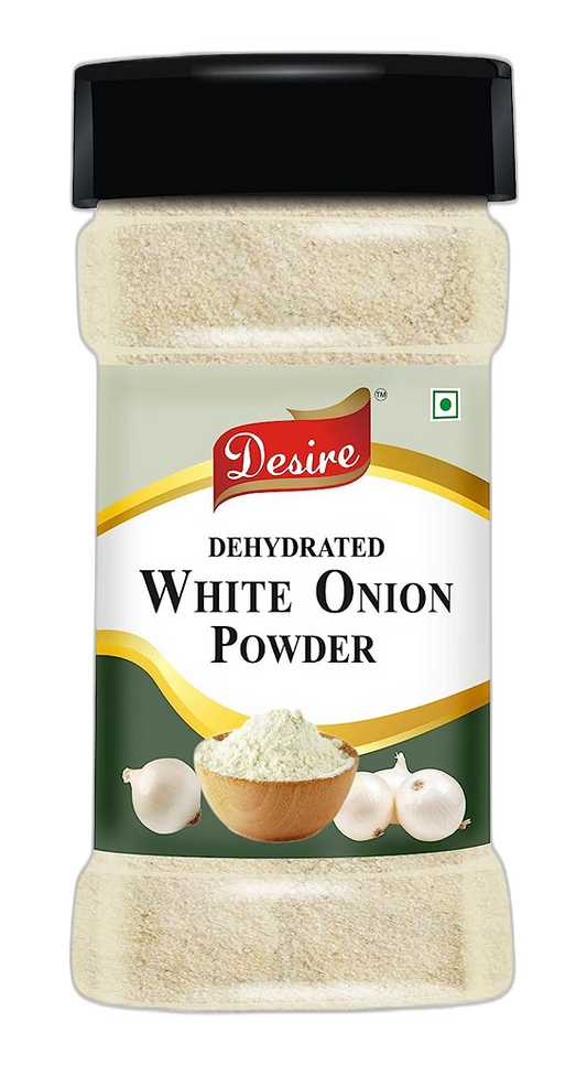Desire White Onion Powder 100 Gram|Good Quality, Pure & Natural White Onion Seasoning | Ideal for Cooking, Soups, and Sauces | No Added Preservatives